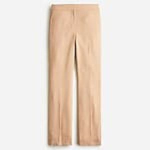 J. Crew Willa cropped flare pant in Italian city wool - Camel Blush